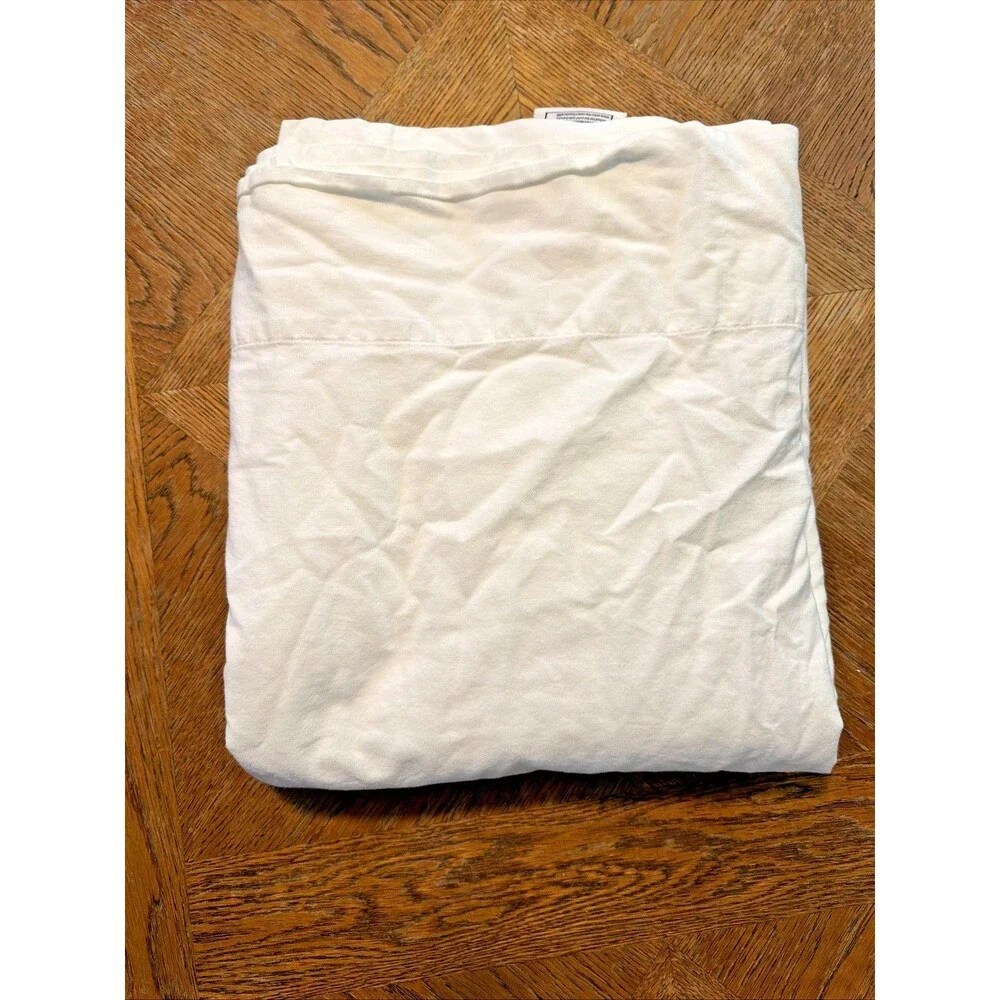 Laura Ashley Full Bed Sheet Set Pillow Cases 4 Pieces White